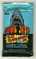 1983 Jaws 3-D Topps Movie  Trading Card Pack