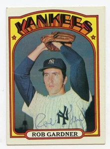 ROB GARDNER Signed 1972 Topps #22 Yankees Guaranteed Authentic KOA - Bild 1 von 1