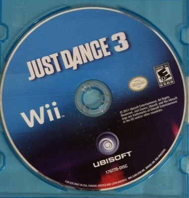 Just Dance 3 (Nintendo Wii, 2011) - Disc Only - Disc Resurfaced - Image 1 of 2