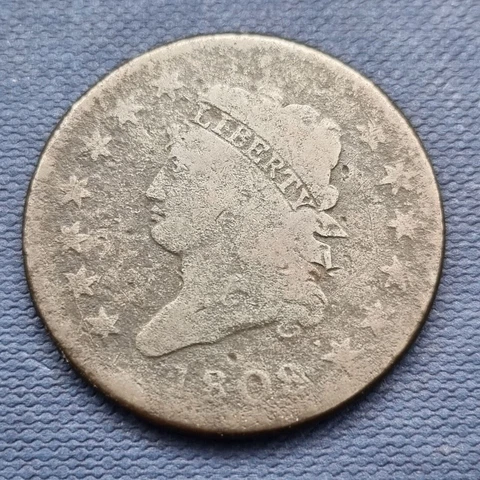 1808 Classic Head Large Cent 1c Nicely Circulated #50782 Cover