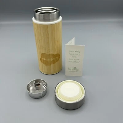 Botella infusora de té de acero inoxidable aislada al vacío Welly de 12 oz Salesforce Foto 1 de 4