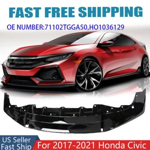 HO1036129 Bumper Face Bar Grilles Front For Honda Civic 2017 2018 2019 2020 2021 - Picture 1 of 7