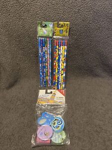 Dr. Seuss The Cat In The Hat, Horton Heard A Who Pencils, Erasers New Sealed Lot