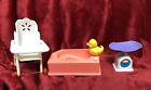 Barbie Mattel Shelly Kelly Bath High Chair Baby Weigh Scales Rare Accessories