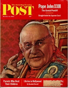 1962 Saturday Evening Post October 6 - Pope John XXIII; TCU Horned Frogs; Talese - Picture 1 of 1