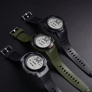 Reloj Pulsera Hombre Deportivo LED Digital Retroiluminación Fácil Leer Regalo - Imagen 1 de 16