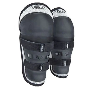 Fox Racing Titan Peewee Knee/Shin Guards For Motocross Ages 4-9 Youth/Kids/Child - Picture 1 of 2