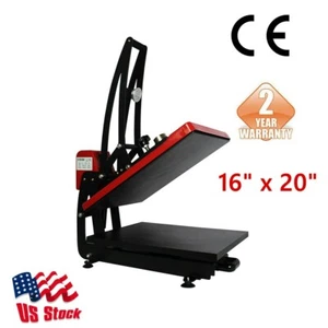 110V 16" x 20" Auto Open Heat Press Machine DIY Vertical Version for T-shirt CE - Picture 1 of 11