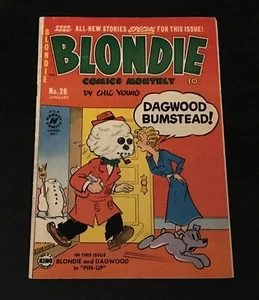 BLONDIE COMICS MONTHLY #26 CHIC YOUNG DAGWOOD GOLDEN AGE HARVEY COMICS 1951 - Bild 1 von 7