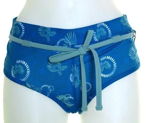 Bnwt Women's Oakley Lagoon Bikini Bottoms Medium Azure Blue New Swim Surf - Picture 1 of 2