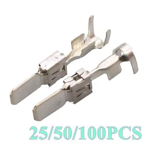TE AMP Junior Temporizador de Potencia Cableado Eléctrico Crimpado Macho Pin Terminales Contacto Nuevo - Imagen 1 de 2
