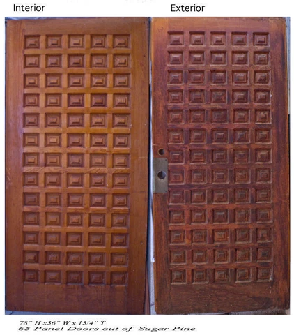 Architectural Puertas de Santa Fe Doors, Circa 1960's.   $2500 Cover