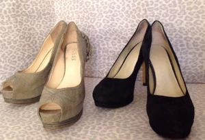 Tacones grises Guess 6 1/2 para mujer - Imagen 1 de 12