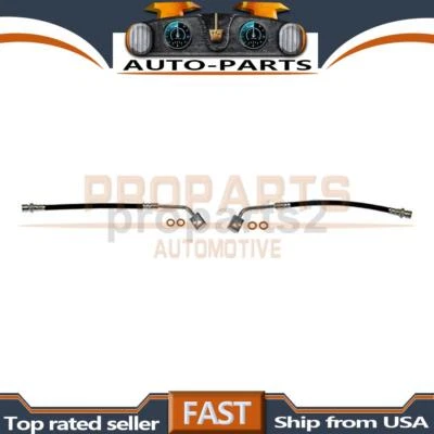 Rear Kit Hydraulic Brake Hose 2x For 2011-2013 Dodge Durango 5.7L - Image 1 of 4