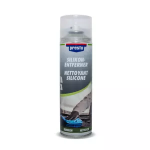 Désolvant de silicone spray Presto 500 ml huile de silicone détachant dégraissant - Photo 1/2