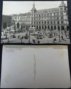 ANTIGUA POSTAL MADRID PLAZA MAYOR MAIN SQUARE POSTCARD POSTKARTE CC03513 - Imagen 1 de 1