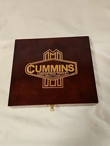 CUMMINS 1 Inch To 1/4 Inch Chisels for Woodworking In Wood Case Set of Six - Picture 1 of 6