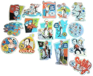 Cat In The Hat Stickers - Complete Set of 16 - RARE - Vending Machine - Picture 1 of 5