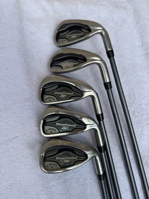 Callaway Steelhead XR Iron Set 6-PW Matrix Ozik Program F15 55g Senior RH- No 9i - Image 1 of 4