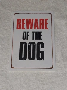 Beware of the Dog plastic sign - Picture 1 of 2