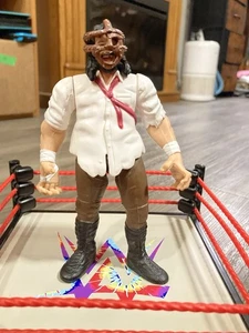 Wrestling Figure Mankind With Mask Mick Foley 1998 Jakks Pacific WWE Red Tie - Bild 1 von 2