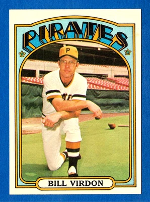 1972 TOPPS #661 БИЛЛА ВИРДОНА ПИТТСБУРГ ПИРАТЫ ВЫСОКИЙ НОМЕР КАРТЫ -- NR НОВОМ - Изображение 1 из 2