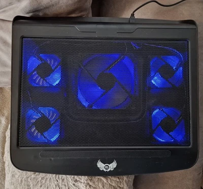 [Kühlpad] Laptop / Notebook / Console Cooler 5 Lüfter 17,4 " Zoll (SK Games) - Bild 1 von 4