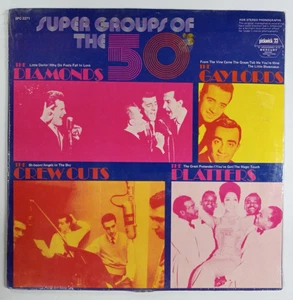 Super Groups Of The 50's Lp Compilation FACTORY SEALED!! - Picture 1 of 3