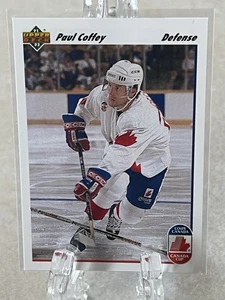 PAUL COFFEY--1991-92 UPPER DECK--TEAM CANADA--KOSTENLOSER VERSAND - Bild 1 von 2