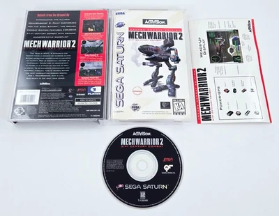 MECHWARRIOR 2 COMPLETO CIB 1997 Tarjeta Controladora Reg Sega Saturn Mech Warrior Foto 1 de 4