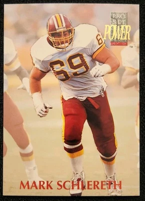 1992 Pro Set Power - Mark Schlereth #69 (RC) - Image 1 of 2