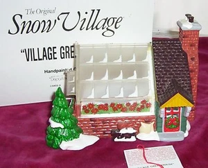 DEPT 56 SNOW VILLAGE GREEN HOUSE GREENHOUSE 54020 BOX - Picture 1 of 1
