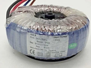 TRANSFORMER 120VA (WATT) 240V:10V (AC) TO SUIT OVEN-TOREMA TOROIDAL - Picture 1 of 4