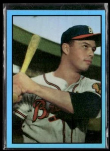 2013 Bowman Eddie Mathews Zaffiro Blu Rifrattore Rookie Ristampe QTÀ DISPONIBILE HSC1 - Foto 1 di 2
