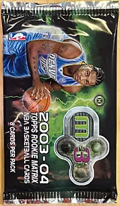 2003-04 Topps M3 Rookie Matrix Basketball Sealed Hobby Pack - Lebron, Wade RC?!? - Picture 1 of 2