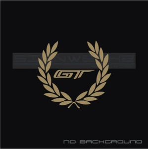 Ford GT Wreath Decal Sticker logo New GT Mustang Pair - Bild 1 von 9