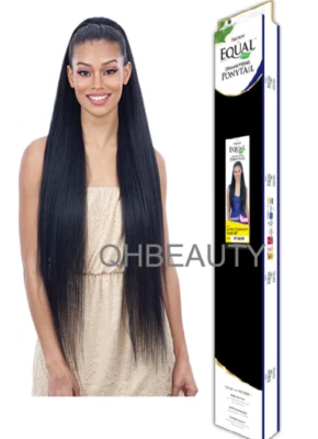 FREETRESS EQUAL SYNTHETIC DRAWSTRING HAIR PONYTAIL - LONG YAKY STRAIGHT 38 INCH - Image 1 of 4