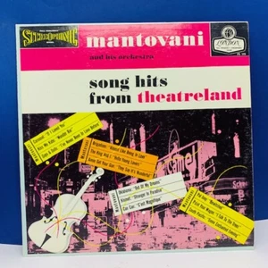 Record vinyl 33 RPM album cover sleeve vtg Lp 12" Mantovani theatreland hits - Picture 1 of 2