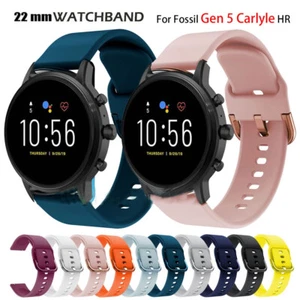 For Fossil Gen 5 Smartwatch Julianna Carlyle HR Sport Silicone Watch Band Strap - Picture 1 of 32
