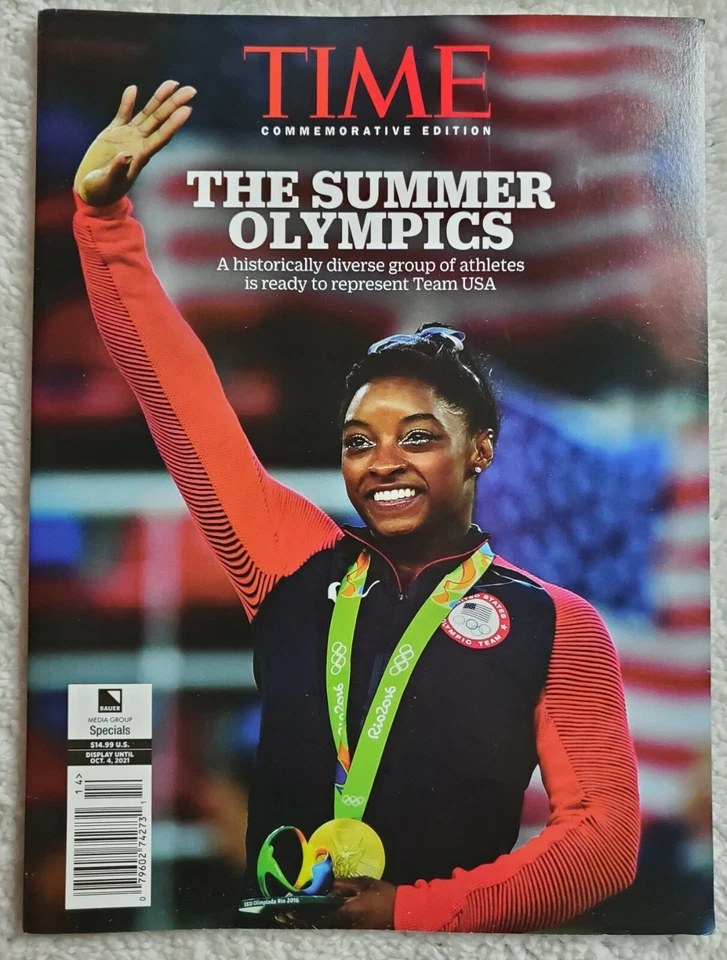Summer Olympics ☆ SIMONE BILES ☆  TIME Magazine Commemorative☆TEAM USA Diversity - Image 1 of 1