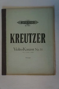 Kreutzer Violinkonzert Nr. 14 Peters 1091b Violin-/Klavierstimme - Bild 1 von 3