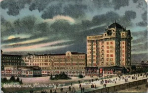 Lot of 4 NJ Postcard Marlborough Heinz Pier Hotel Traymore Atlantic City 1910s - Picture 1 of 8