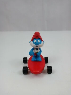 Figura de juguete de Hardee 1984 Applause Peyo Smurfs Surfin' Papa Smurf Foto 1 de 4