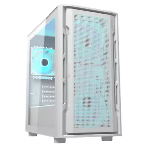 Cougar UNIFACE MINI RGB WHITE Mini Tower Mini ITX Case - Picture 1 of 8