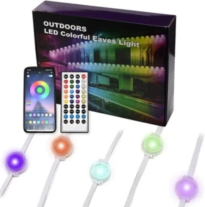 Sinley 200 Fuß Permanent Outdoor RGB Trauflichter mit App/Fernbedienung Open Box - Bild 1 von 9