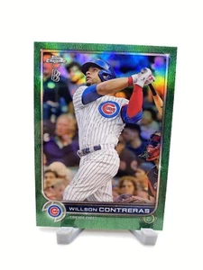 2022 Topps Chrome Ben Baller Edition - Green Refractor #136 Willson Contreras... - Bild 1 von 2