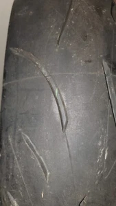 LIKE NEW Dunlop Sportmax D214 Rear Motorcycle Tire 180/55 180/55ZR17 17" 73W - Picture 1 of 10