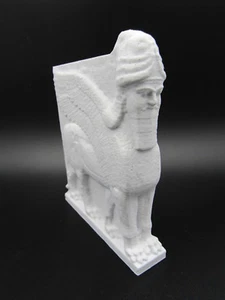 Scultura statua mitologica stampata in 3D Lamassu Mesopotamia 5 in colore a scelta - Foto 1 di 6