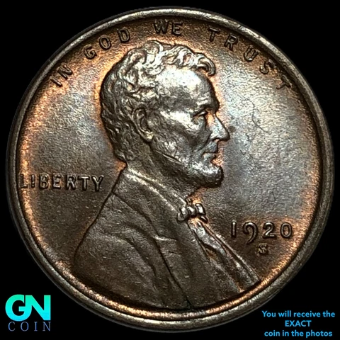 1920 S Lincoln Cent Wheat Penny  #E7440 Cover