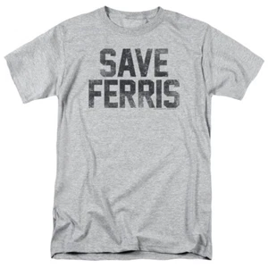 Ferris Beuller's Day Off "Save Ferris" T-Shirt or Sleeveless Tank - through 5X - Picture 1 of 7